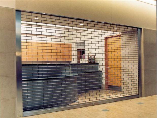 Roll up Counter Security Grilles are excellent to safeguard your property while keeping it visually exposed.  Its see-through design allows free air circulation and a free visual without compromising security. 